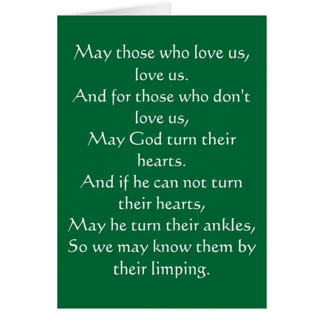 Irish Blessing 3 (Front)