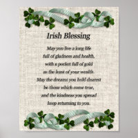 Irish Blessing Art Foam Board