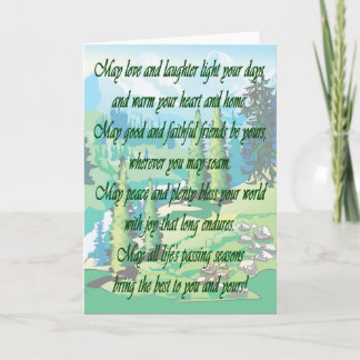 Irish blessing card