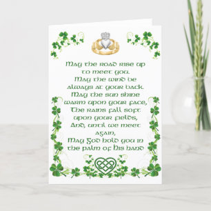 Irish Blessing Card from Ireland Option 1