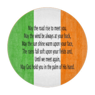 Irish Blessing Cutting Board