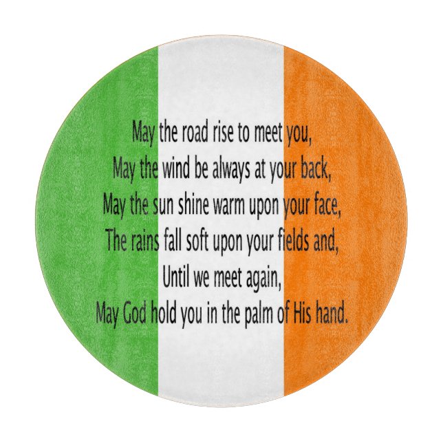 Irish Blessing Cutting Board (Front)