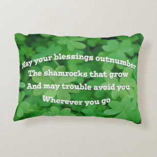 Irish Blessing Decorative Cushion