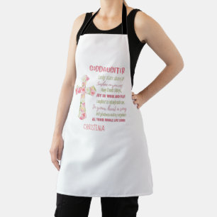 Irish Blessing For GODDAUGHTER - Personalised Gift Apron