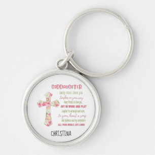 Irish Blessing For GODDAUGHTER - Personalised Gift Key Ring
