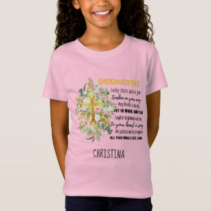 Irish Blessing For GODDAUGHTER - Personalised Gift T-Shirt