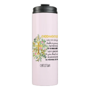 Irish Blessing For GODDAUGHTER - Personalised Gift Thermal Tumbler