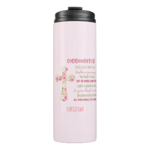 Irish Blessing For GODDAUGHTER - Personalised Gift Thermal Tumbler