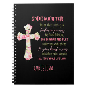 Irish Blessing for Goddaughter Teen or Child Named Notebook