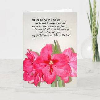 Irish Blessing Greeting Card