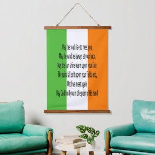 Irish Blessing Hanging Tapestry