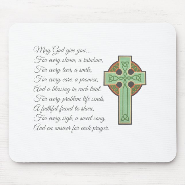 Irish Blessing II Mouse Mat (Front)