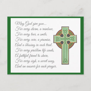 Irish Blessing II Postcard