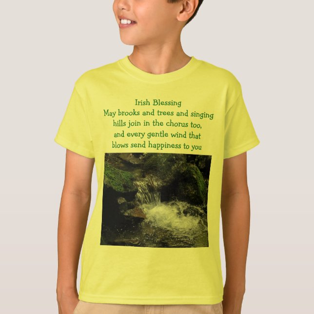 Irish blessing kids shirt (Front)