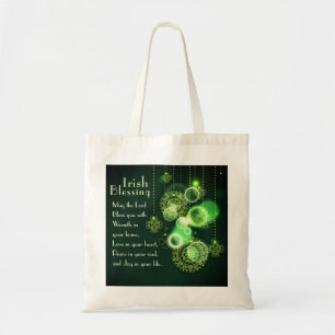Irish Blessing, Lord Bless You Peace in Your Soul Tote Bag