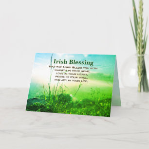 Irish Blessing, Love in Your Heart, Cliffs Ireland Card