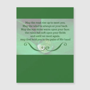 Irish Blessing Magnetic Postcard