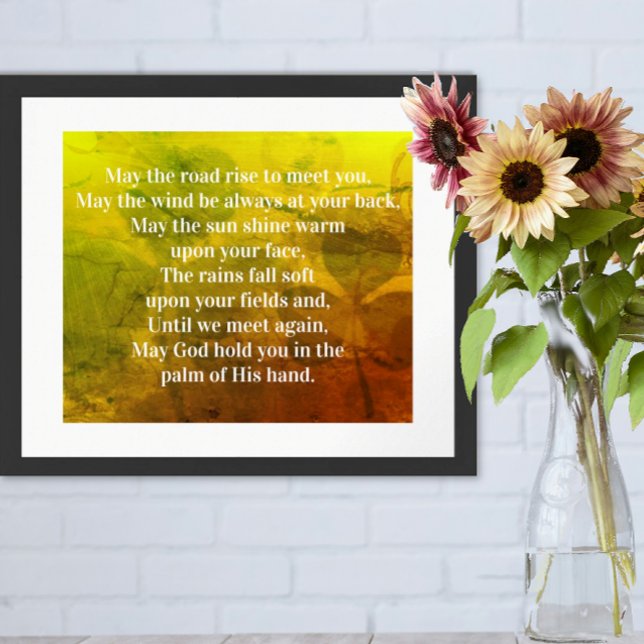 Irish Blessing May the road rise to meet you Poster (Creator Uploaded)