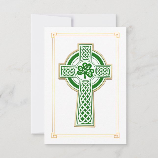 Irish Blessing Memorial Card (Back)