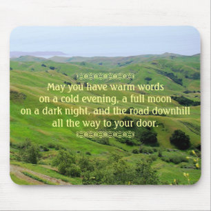 Irish Blessing Mousepad