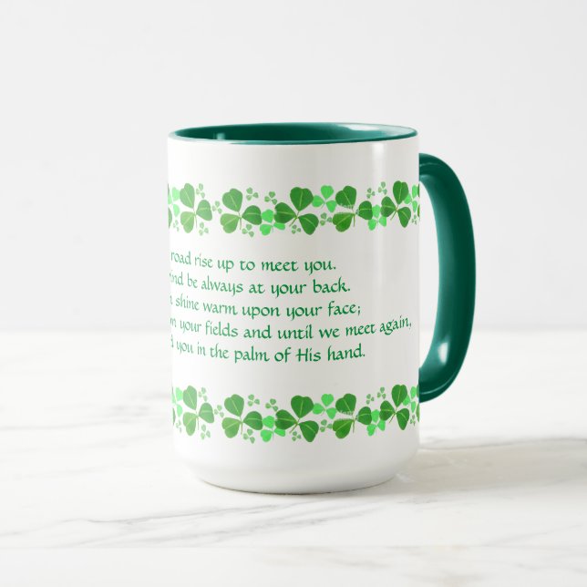 Irish Blessing Mug (Front Right)