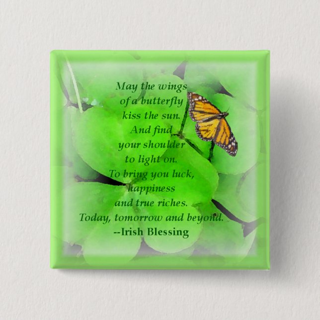 Irish Blessing Pin (Front)