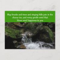 Irish blessing postcard