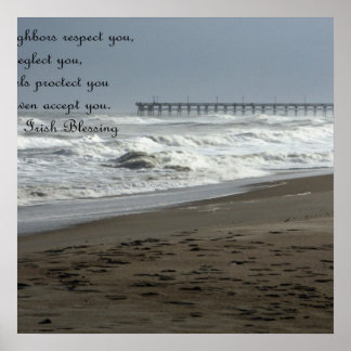 Irish Blessing Poster