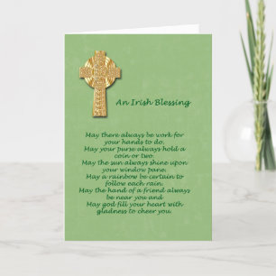 Irish Blessing St. Patrick's Day Card