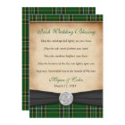 Irish Blessing Tartan Claddagh Lucky Wedding