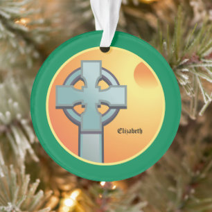 Irish Blessings Cross Personalised Ornament