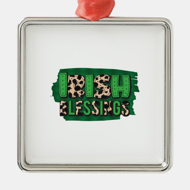 Irish Blessings Metal Tree Decoration (Front)
