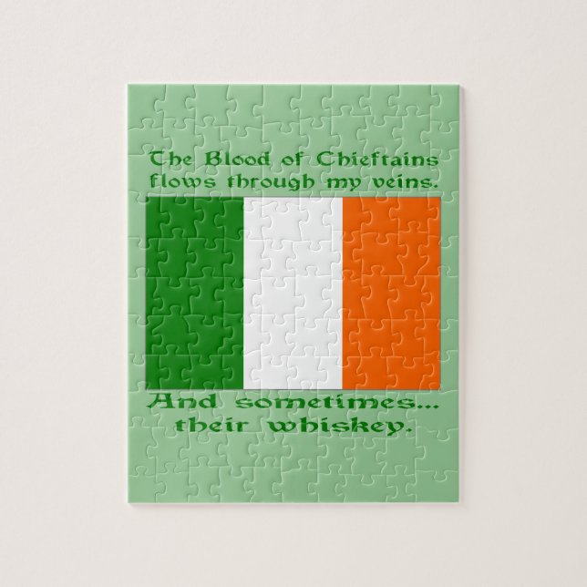 Irish Blood and Whiskey Jigsaw Puzzle (Vertical)