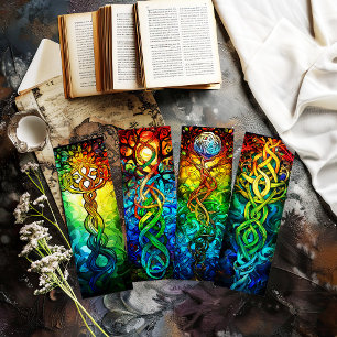 Irish Bookmarks, Celtic Tree of Life Bookmarks s5
