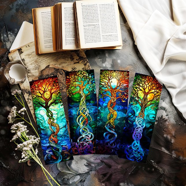Irish Bookmarks, Celtic Tree of Life Bookmarks s6 (Creator Uploaded)