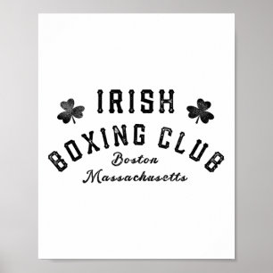 Irish Boxing Club - Boston Machusetts 1  Poster