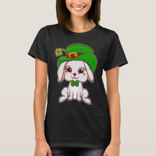 Irish Bunny Dressed for St Patrick Day Irish Pride T-Shirt