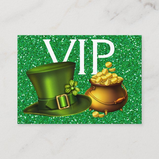 Irish Business VIP Pass Business Card (Front)