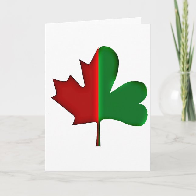 Irish Canadian Holiday Card (Front)