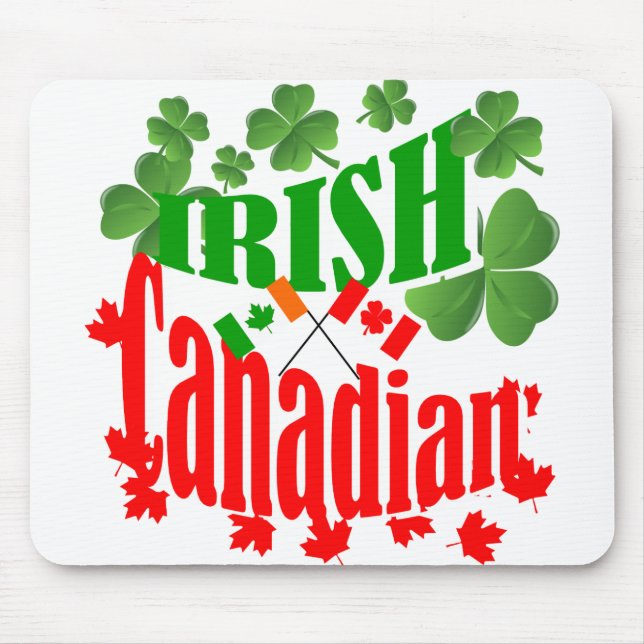 Irish Canadian Mouse Mat (Front)