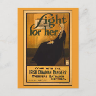 Irish Canadian Rangers, after Whistler's Mother Postcard