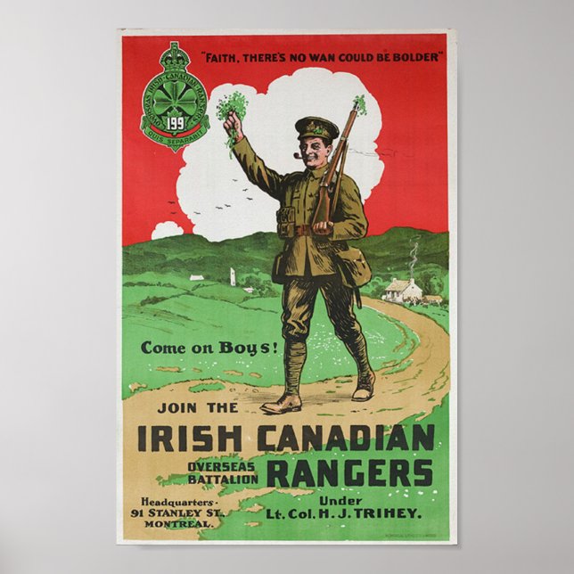 Irish Canadian Rangers Poster (Front)