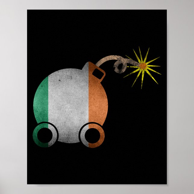 Irish Car Bomb St Patrick's Day Tail Lover  Poster (Front)