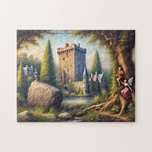 Irish Castle with Hidden Fairies Historic Landmark Jigsaw Puzzle