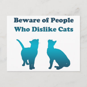 Irish Cat Proverb Postcard