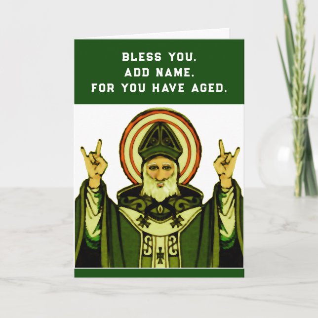 Irish Catholic Birthday Card (Front)