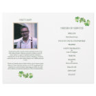 Irish Catholic funeral program, memorial (paper)