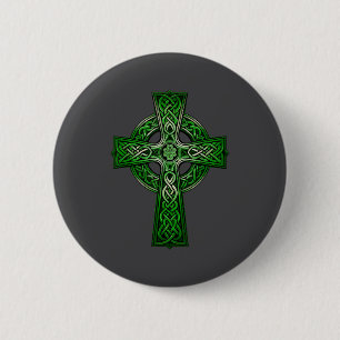 Irish Celtic Cross Knot Christian Holy Trinity Sco 6 Cm Round Badge