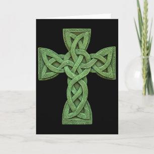 Irish Celtic Cross Knot Christian Holy Trinity Sco Card