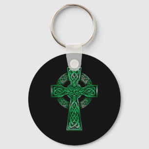 Irish Celtic Cross Knot Christian Holy Trinity Sco Key Ring